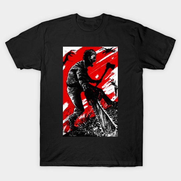 The Evil Dead Ash Attacks T-Shirt by DougSQ